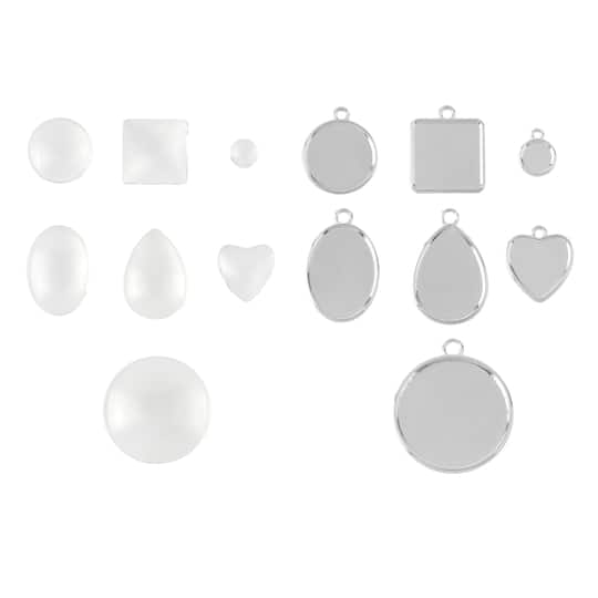 WANM 10 pz 25mm Cabochon Impostazione 25mm Pendente Rotondo WANM 10 pz 25mm Cabochon Impostazione 25mm Pendente Rotondo